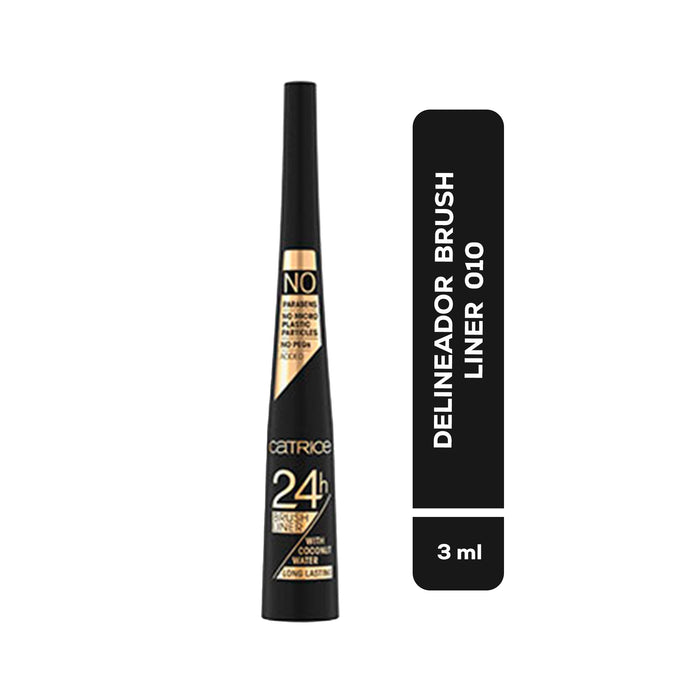 Delineador De Ojos Catrice 24H Brush Liner 010