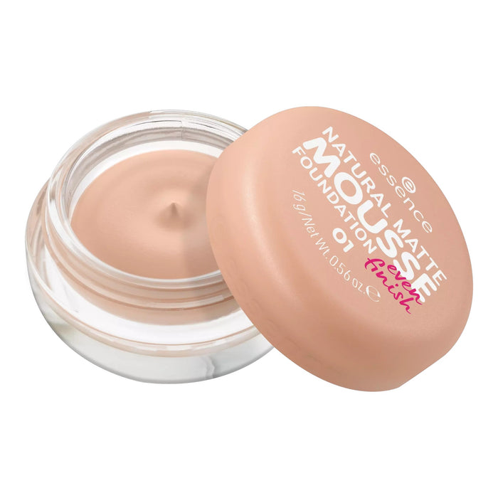 Base Essence Natural Matte Mousse Foundation Tono 01