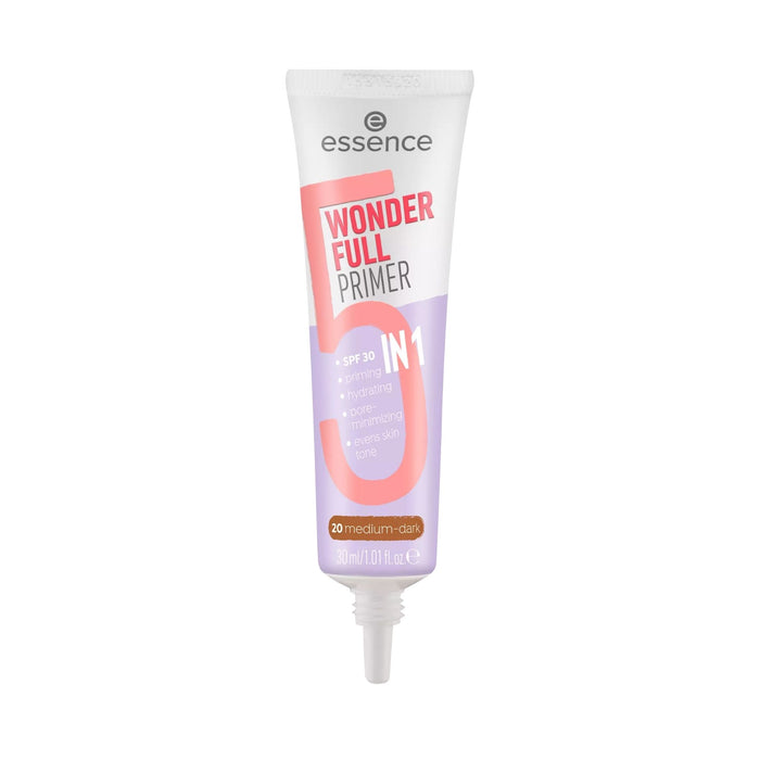 Primer Essence Wonder Full 5 In 1 20 Medium Dark  X 30Ml