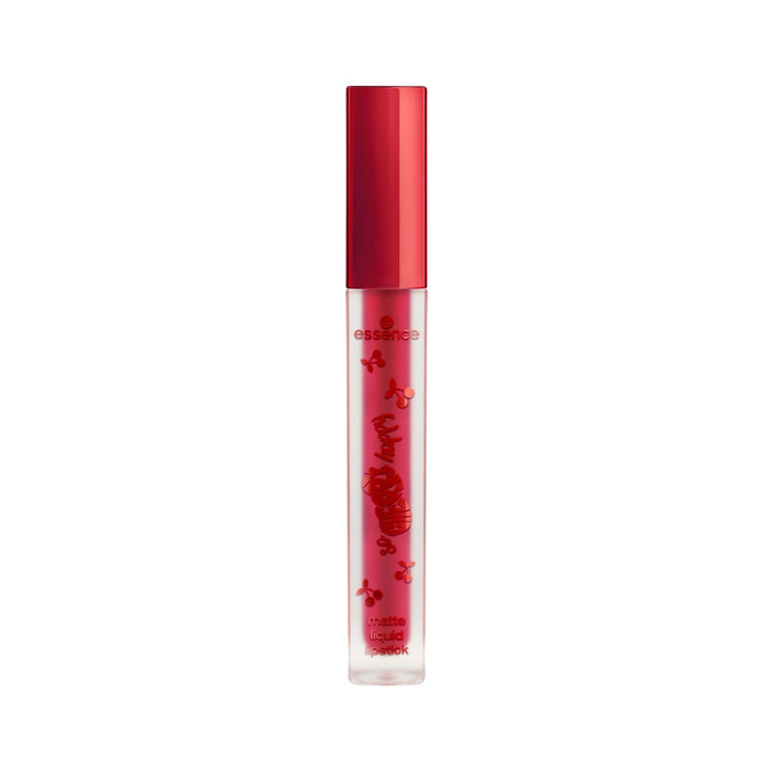 Labial Matte Essence So Cherry Happy Tono 01 Cherry Kisses X 4Ml