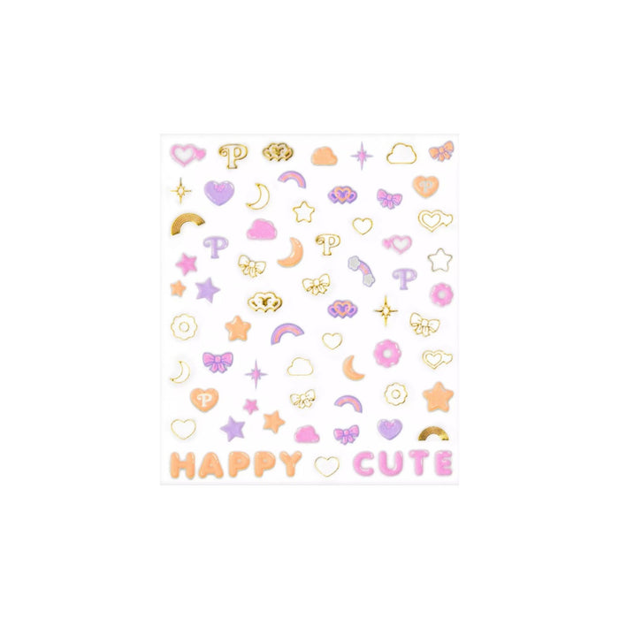 Essence Polly Pocket Scented Nail Stickers Uñas Nro.01