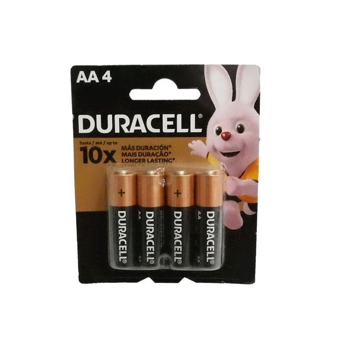 Duracell aa pila alcalina x 4 unidades — Amarket