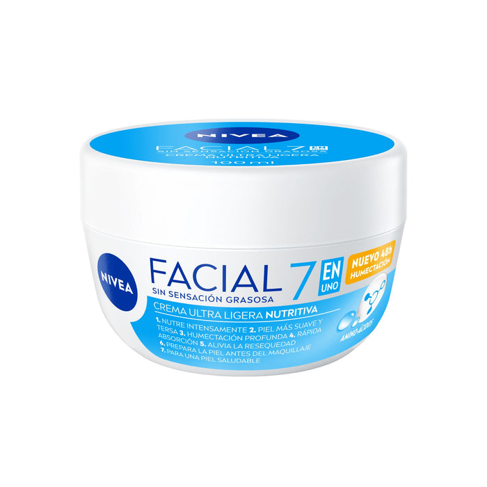 Crema Facial Nivea 7En1 Ultra Ligera Nutritiva X 100Ml