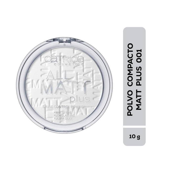 Polvo Compacto Catrice Matt Plus 001