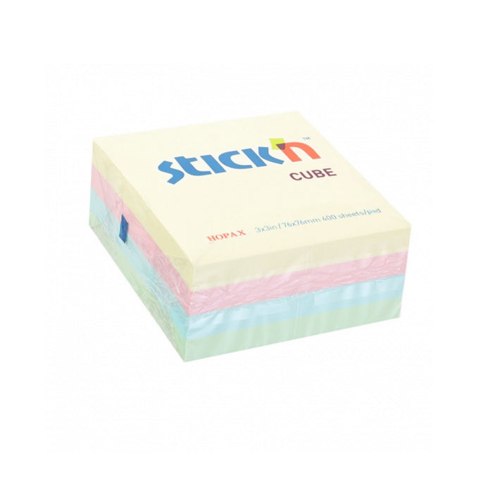 Adhesivas Stickn Cubo N Pastel 3 X 3 Multicolor 400 H