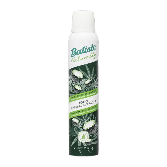 Shampoo Batiste Naturally Coconut Milk Y Hemp Seed Oil X 200Ml