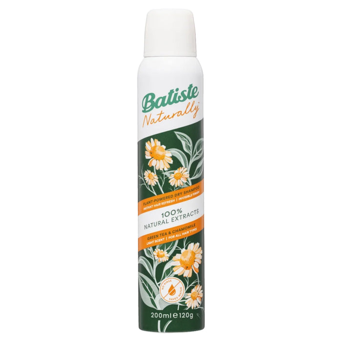 Shampoo Batiste Naturally Green Tea Y Chamomile X 200Ml