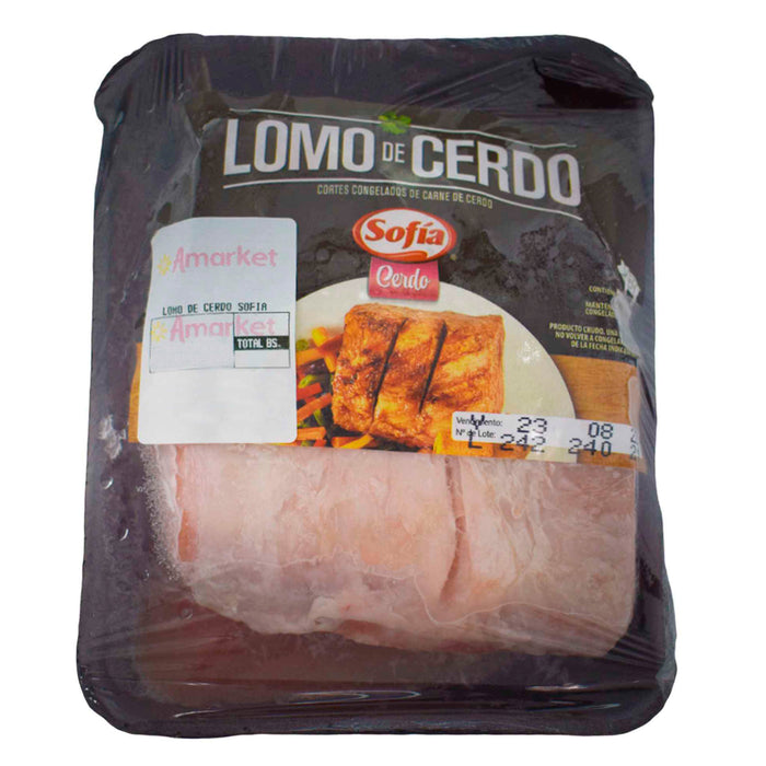 Lomo De Cerdo Sofia Congelado En Bandeja X 500G (Peso Aprox.)