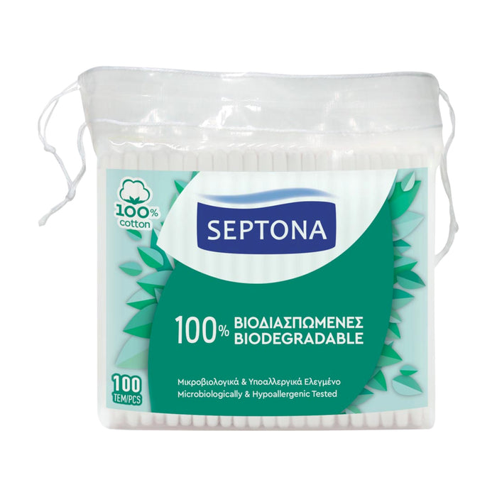 Cotonetes Bio Septona Bolsa X 100 Unidades
