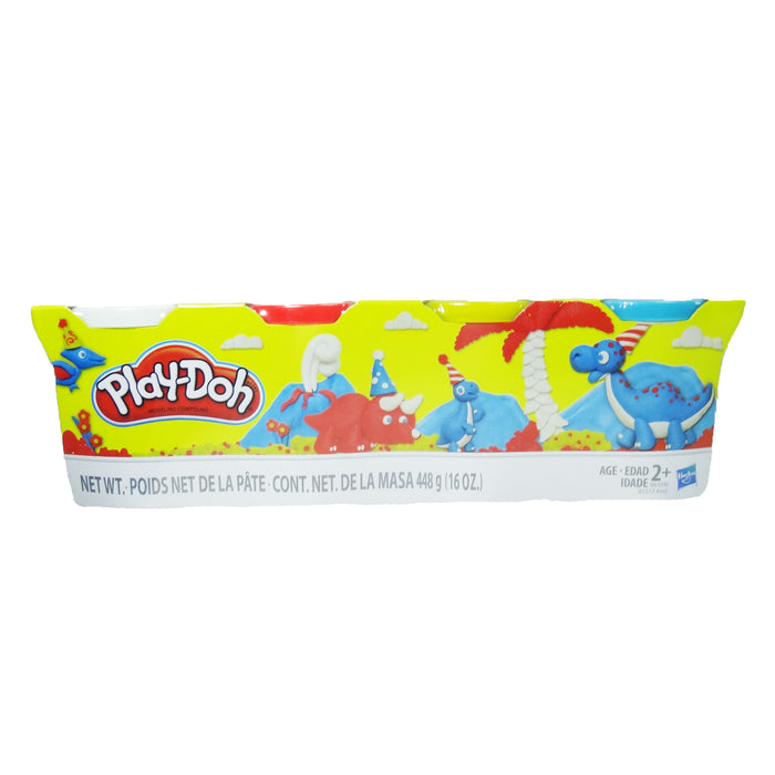 Hasbro Play Doh Juguete Masa En 4 Potes Edad 2+ X 448G