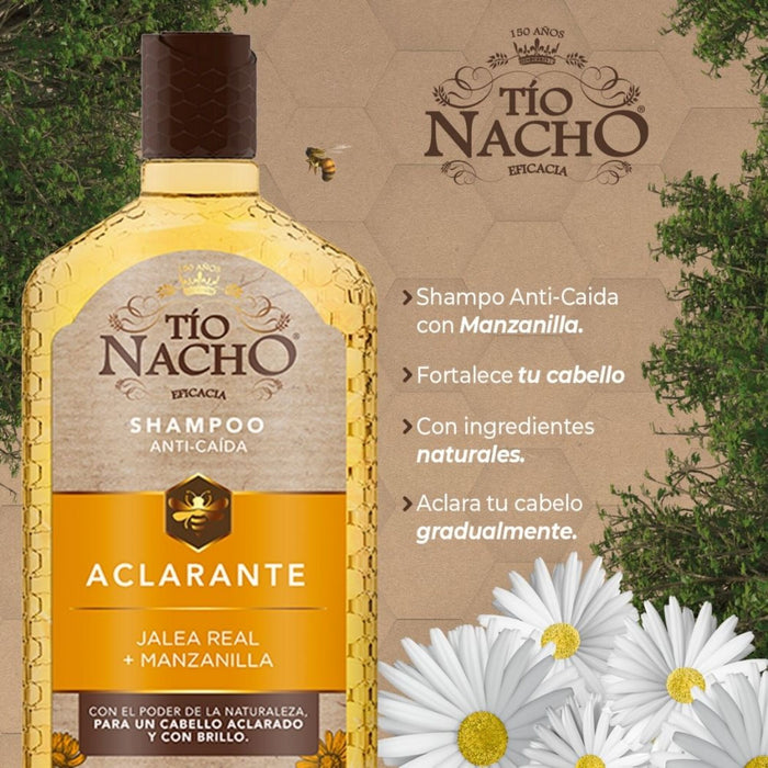 Tio Nacho Shampoo Aclarante Para Caída X 415Ml