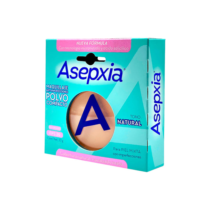 Asepxia Maquillaje Polvo Fps20 X 10Gr Natural