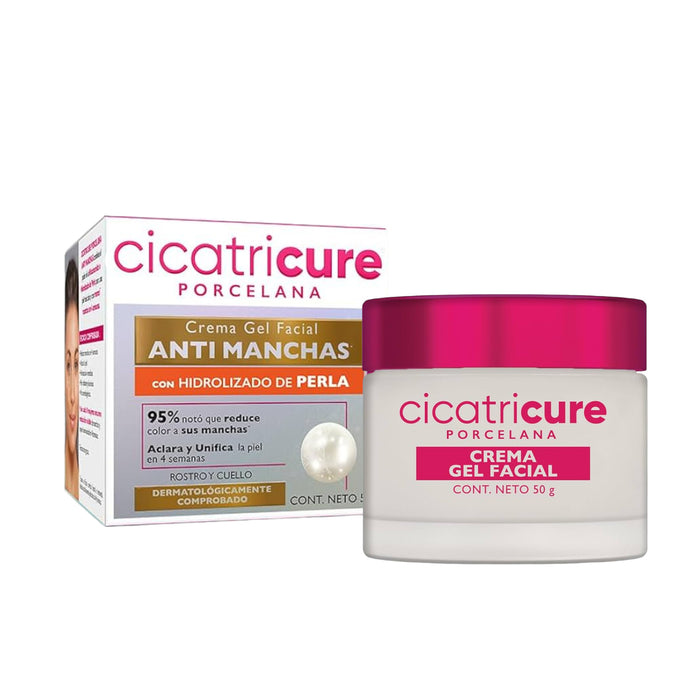 Crema Cicatricure Porcelana Gel Facial Antimanchas X 50G
