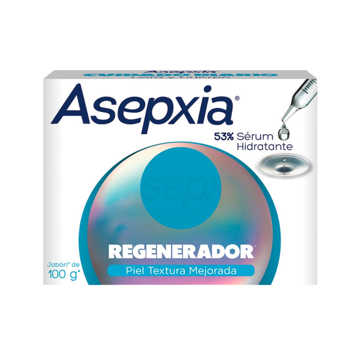 Jabón Asepxia 53% Serum Regenerador X 100G