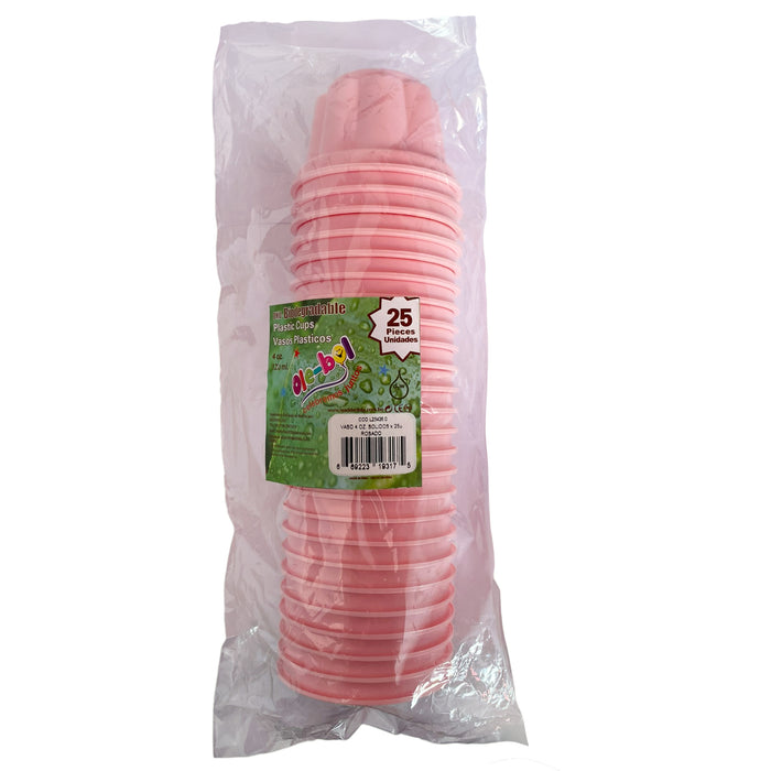 Olebol Vaso 40Oz Rosado X 25 Unidades