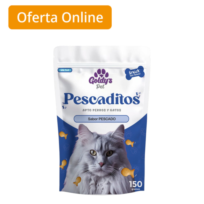 Snack Para Perro / Gato Goldys Pescaditos Pescado X 150G