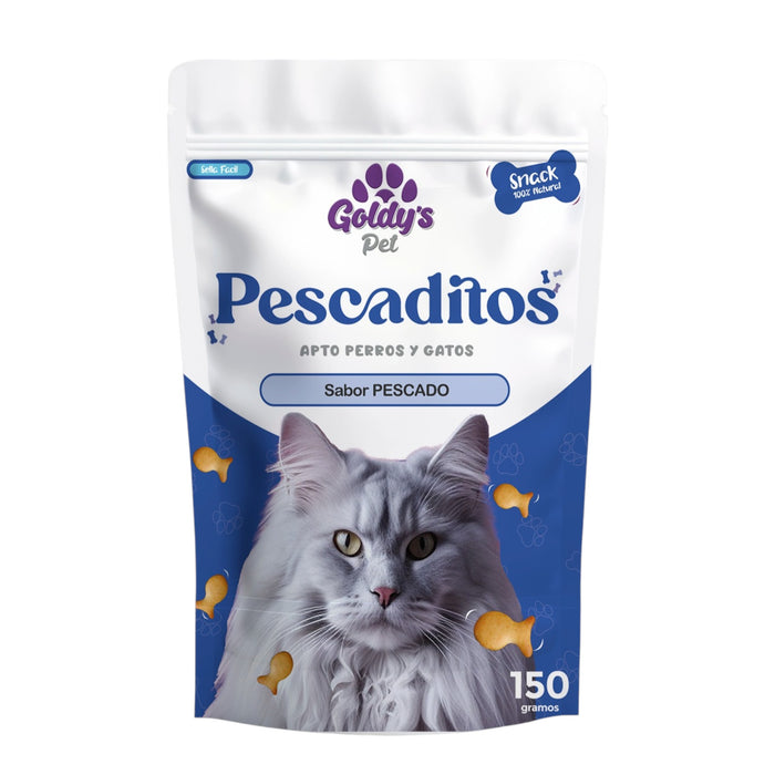 Snack Para Perro / Gato Goldys Pescaditos Pescado X 150G