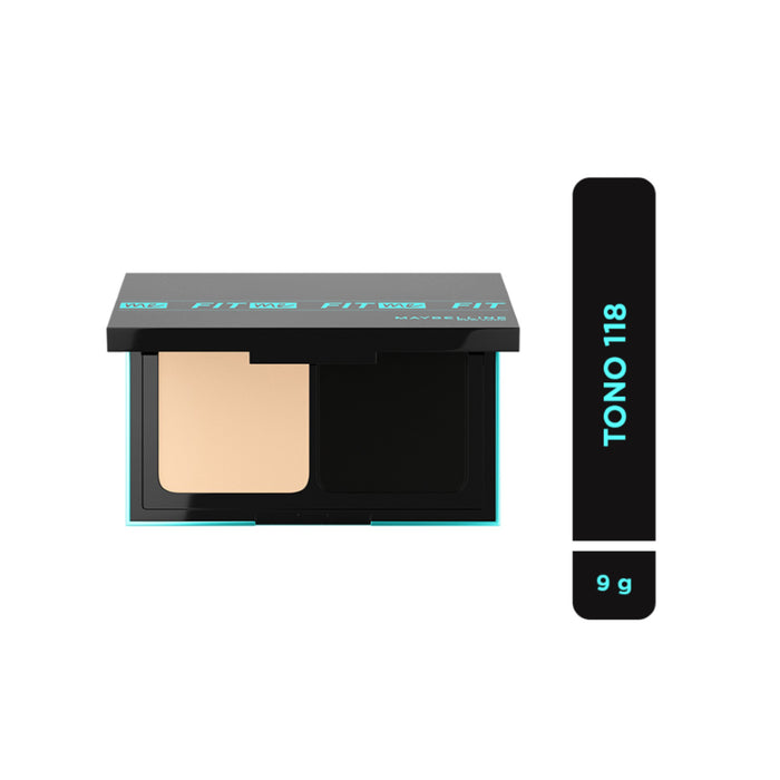 Polvo Fit Me Maybelline Ultimate Tono 118 Light Beige X 9G