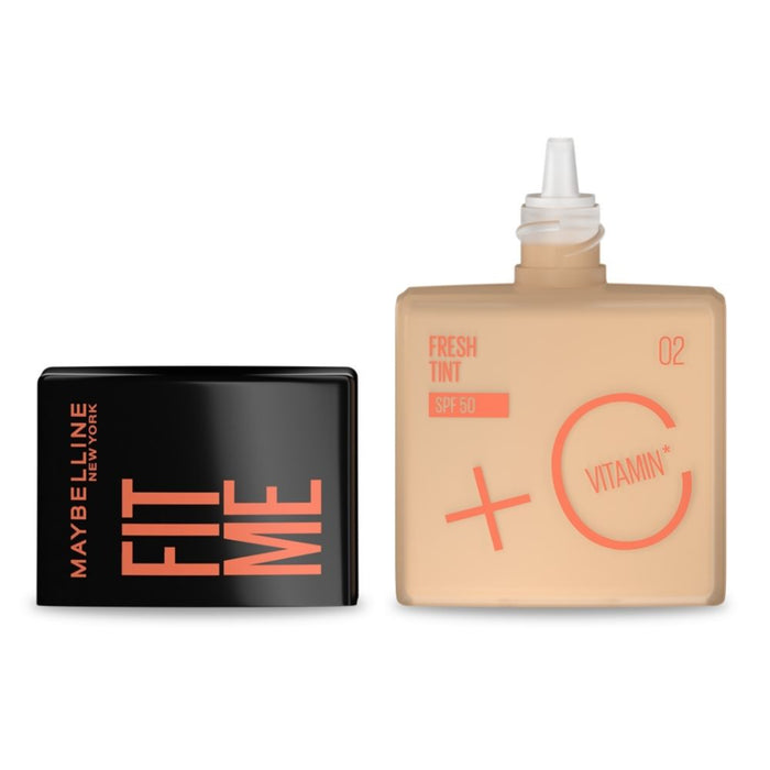 Base Maybelline Fit Me Fresh Tint Spf 50 - Tono 02 X 30Ml
