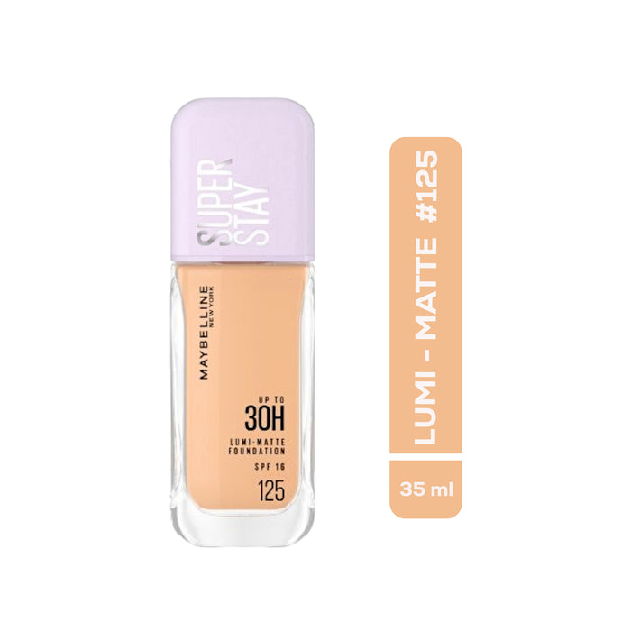 Base Maybelline Super Stay Up To 30H Lumi-Matte Nro. 125 Found