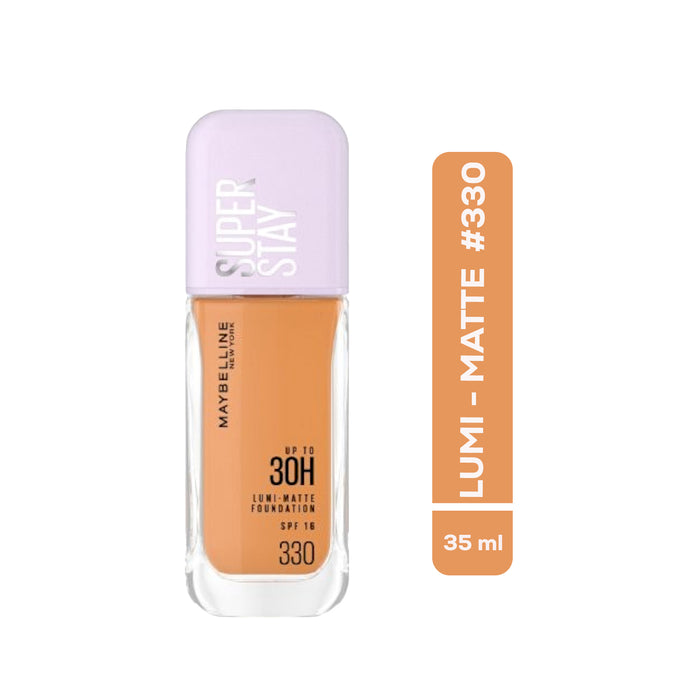 Base Maybelline Super Stay Up To 30H Lumi-Matte Nro. 330 Found