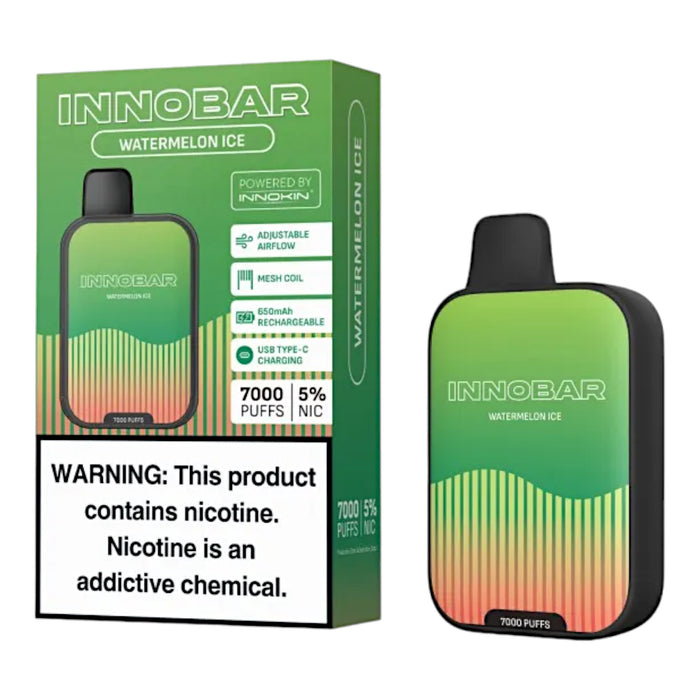 Vaporizador Innobar Vape 7000 Pffs Watermelon Ice