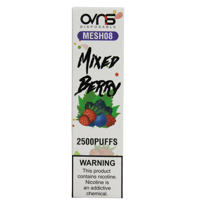 Ovns 2500 Puff 2% Nico Mixed Berry Cigarrillo