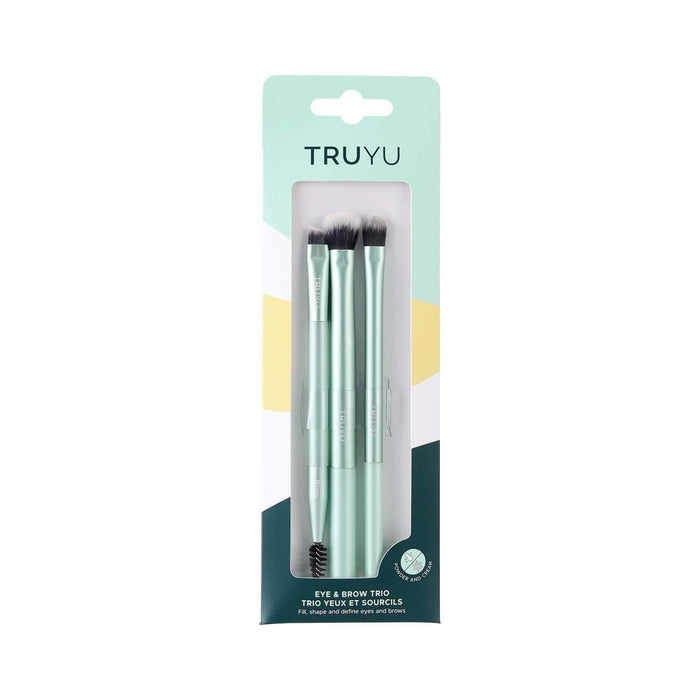 Trio Pincel Y Cepillo Para Cejas Qvs Truyu