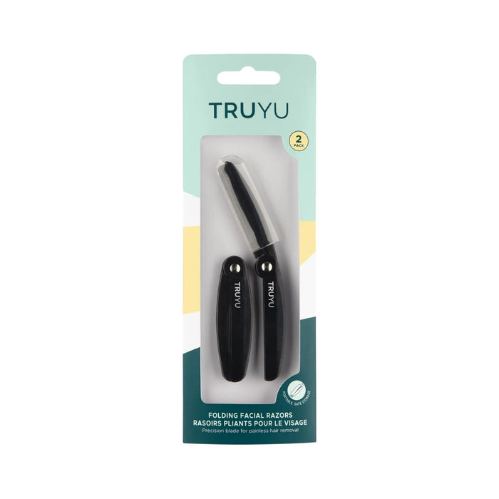 Afeitador Facial Qvs Truyu Negro X 2 Piezas