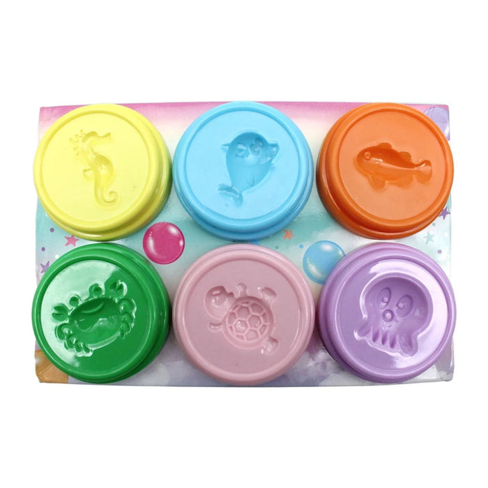 Masillas Moldeable Keyroad Color Pastel Caja X 6 Potes