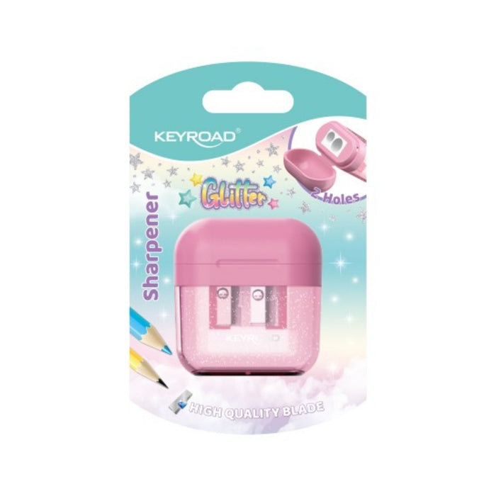 Sacapuntas Keyroad 2 Huecos Y Dep Big Pastel Blister