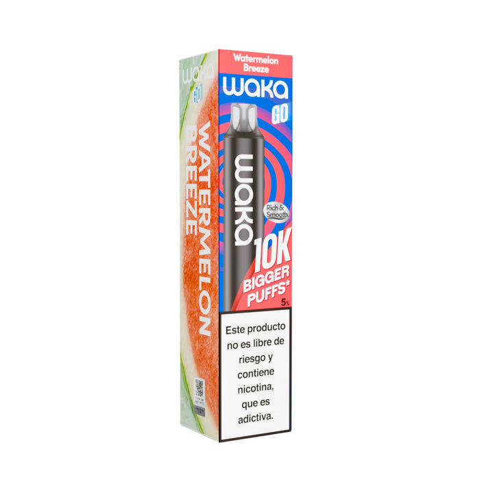 Vape Waka Go 10K 5% Nicotina Watermelon Breeze