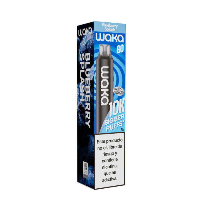 Vape Waka Go 10K 5% Nicotina Blueberry Splash