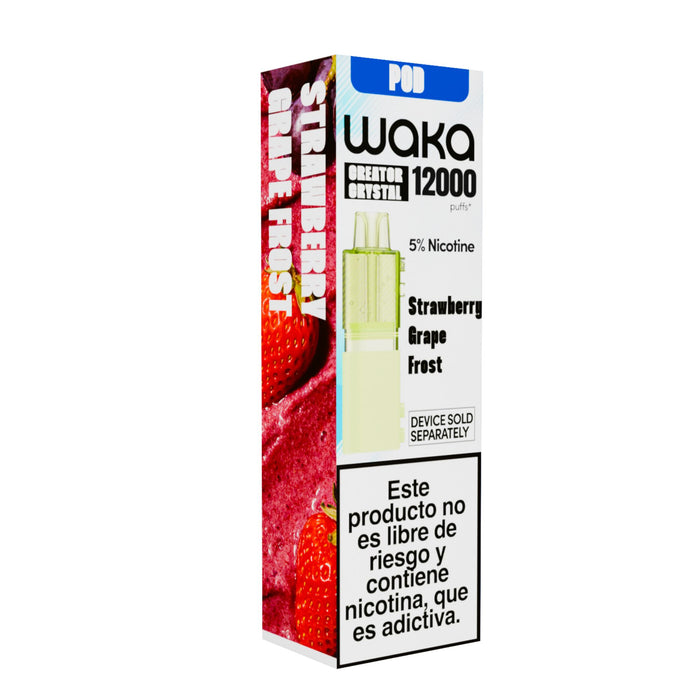 Vape Waka Creator Crystal Strawberry Grape Frost 12000 Puffs