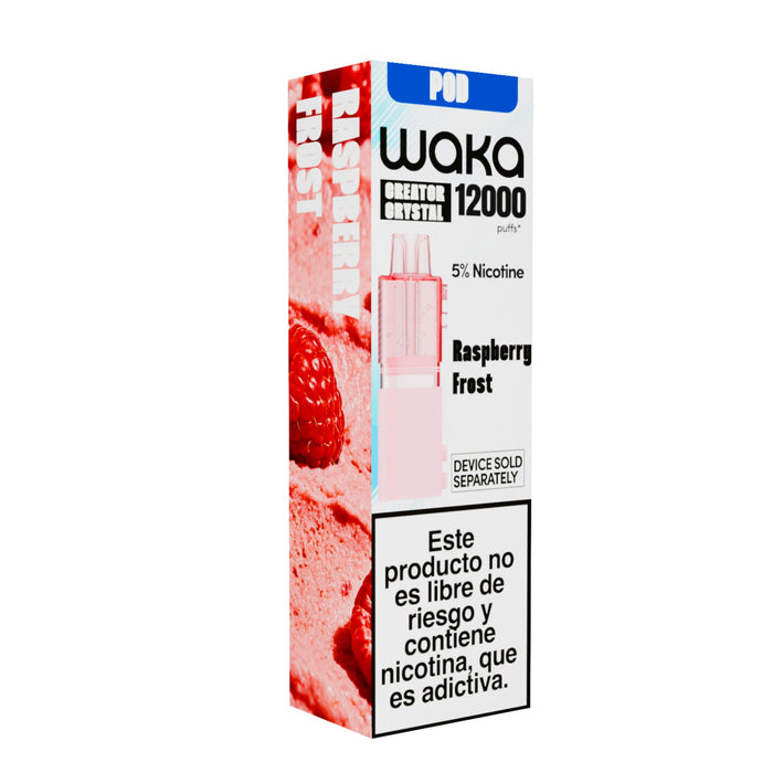 Vape Waka Creator Crystal Raspberry Frost 12000 Puffs