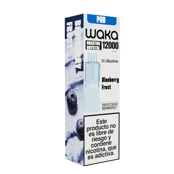 Vape Waka Creator Crystal Blueberry Frost 12000 Puffs