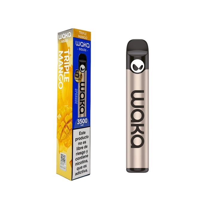 Vape Waka Solo2 Triple Mango 3500 Puffs