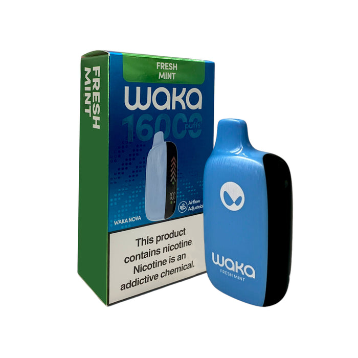Vape Waka Nova Fresh Mint 16000 Puff 5% Nicotina