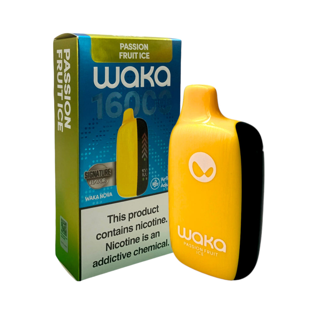 Vape Waka Nova Passion Fruit Ice 16000 Puffs 5% Nicotina — Amarket