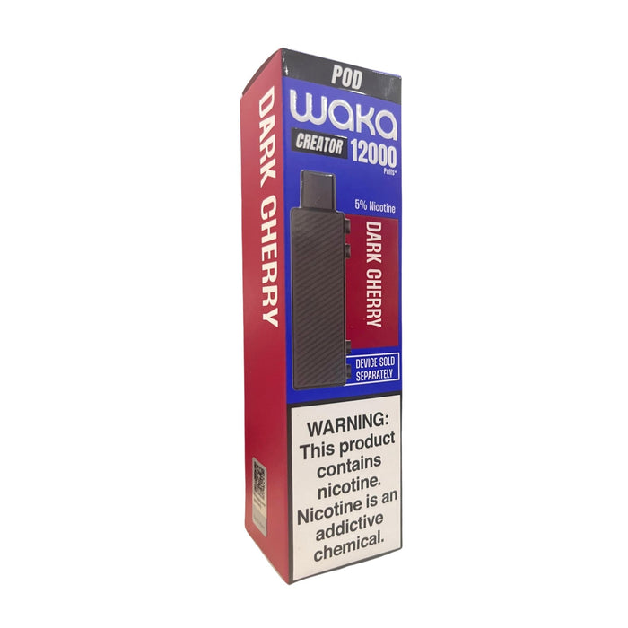 Esencia Para Vape Waka Creator Dark Cherry 12000 Puffs 5% Nicotina