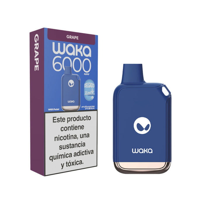 Vape Waka Pocket Grape 6000 Puffs