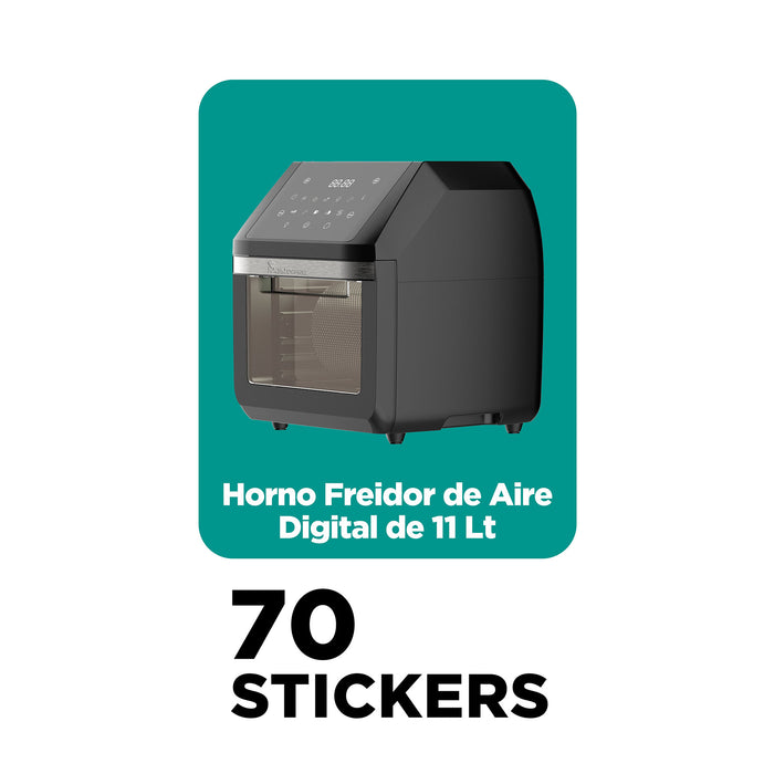 Masterpro Horno Freidor De Aire C.Accs. De 11L