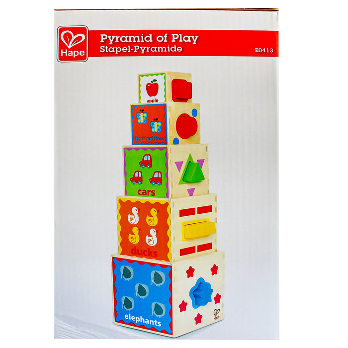 Hape Piramide De Juego X 10 Piezas