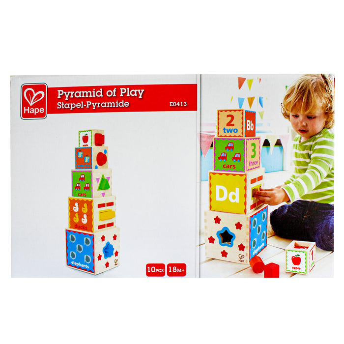 Hape Piramide De Juego X 10 Piezas