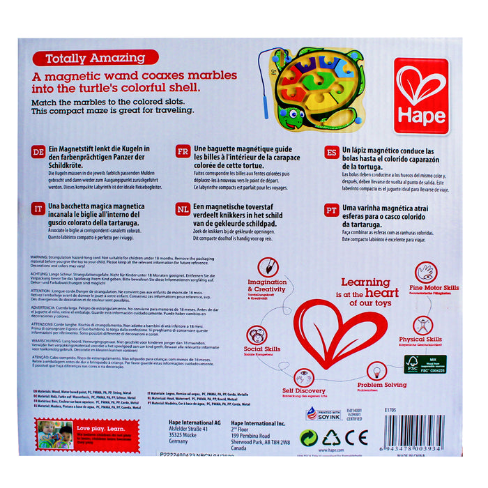 Hape Laberinto Magnetico De Tortuga