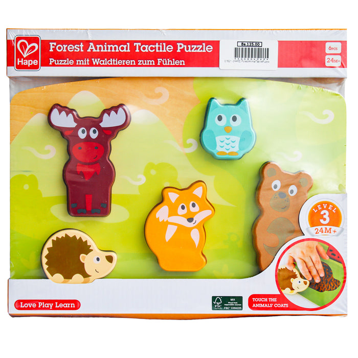 Hape Rompecabezas De Animales Forestales 24M