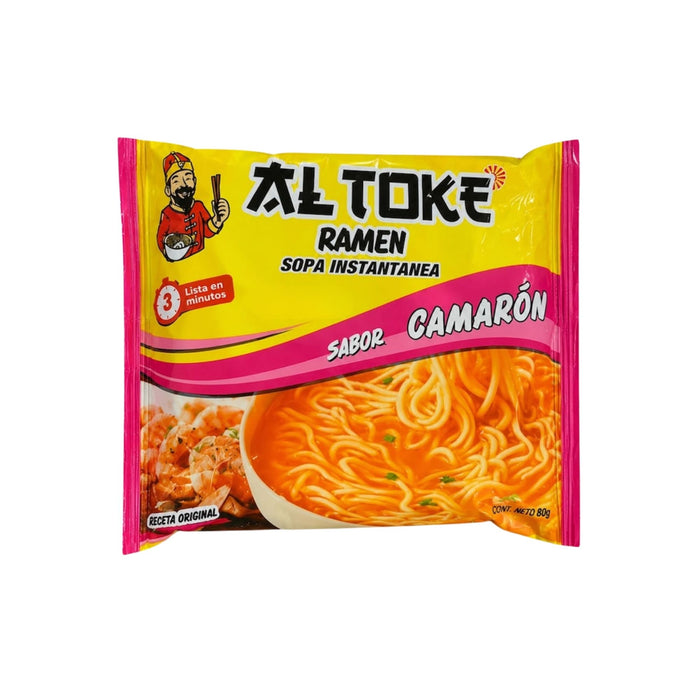 Ramen Sopa Instantánea Al Toke Camarón X 85G
