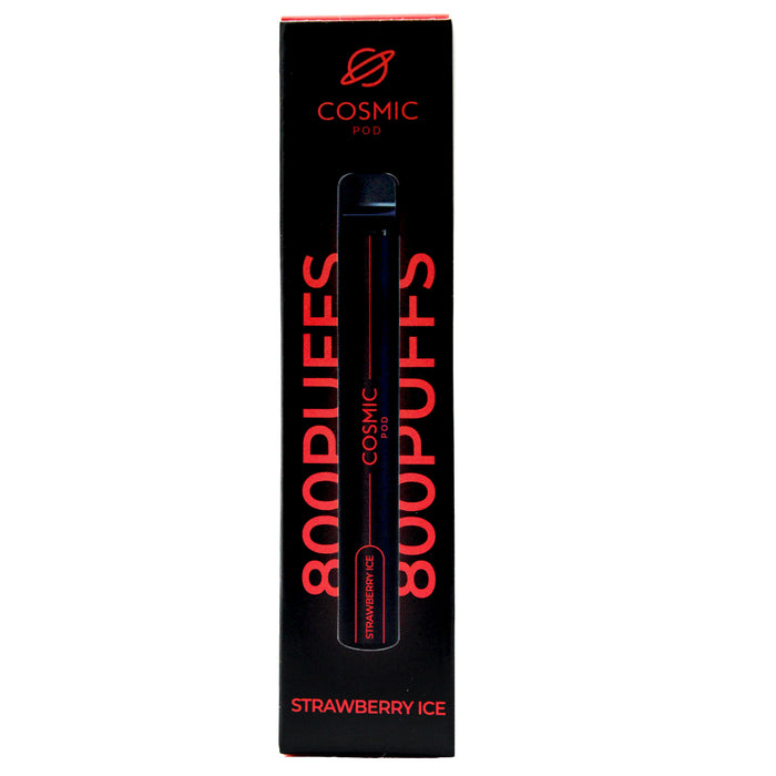 Cosmic Pod Vape Strawbarry Ice 800 Puffs