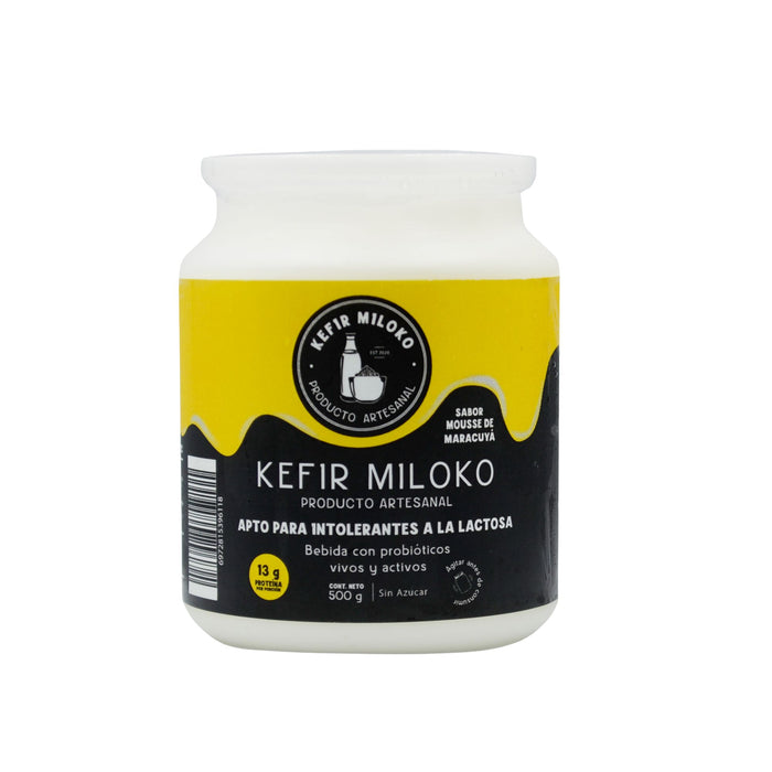 Kefir Miloko Con Probióticos Sabor Mousse Maracuyá X 500G