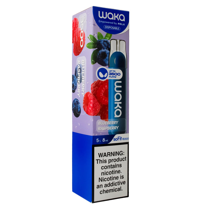 Vape Waka Sofit Blueberry Raspberry 3500 Puffs